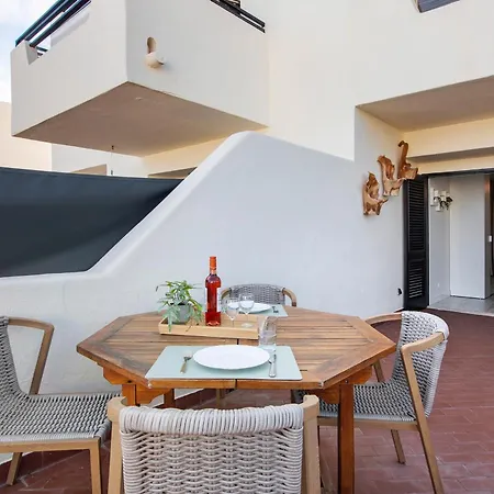 White And Terrace Apartment